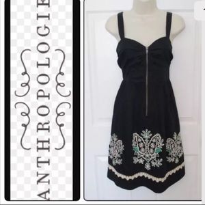 Anthropologie Floreat Embroidered Eyelet Dress 6